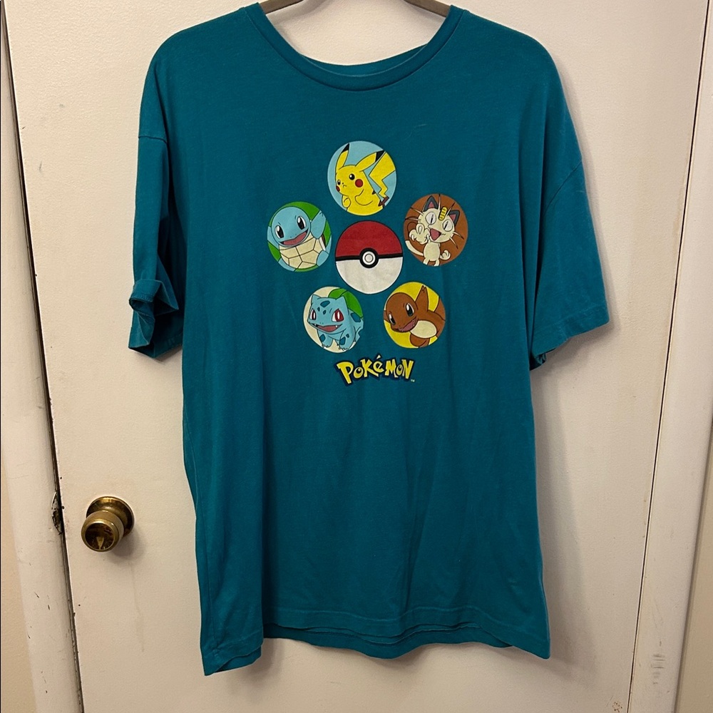 Pokemon Blue Graphic Tee XL - Picture 1 of 3